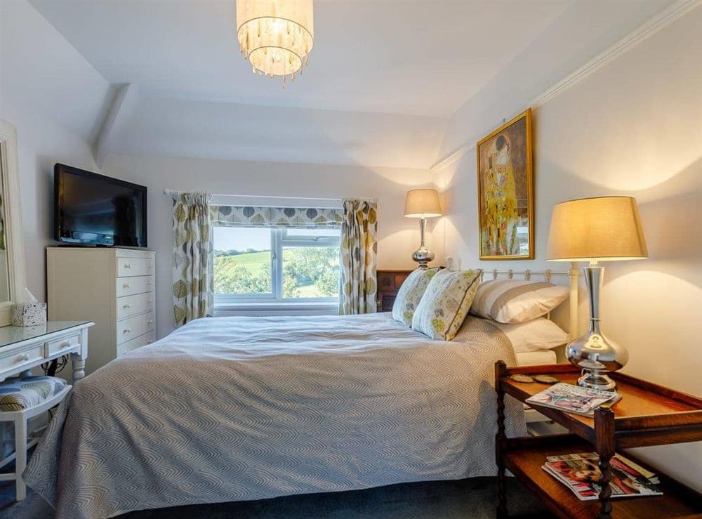 Double bedroom at Yew Tree House in Chideock, near Bridport, Dorset