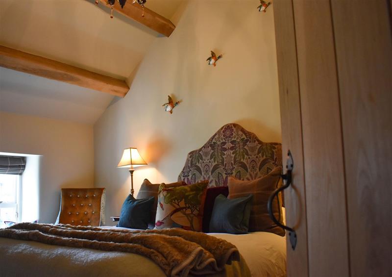 One of the bedrooms at Yew Tree, Melkinthorpe near Askham