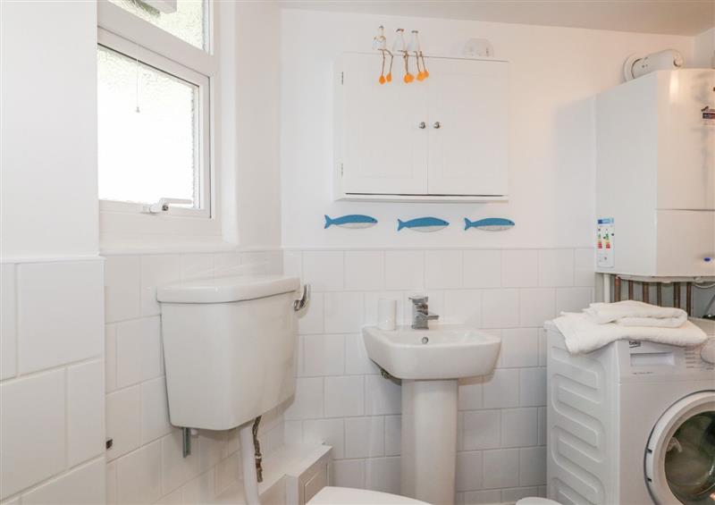 This is the bathroom at Yewbarrow Cottage, Grange-Over-Sands