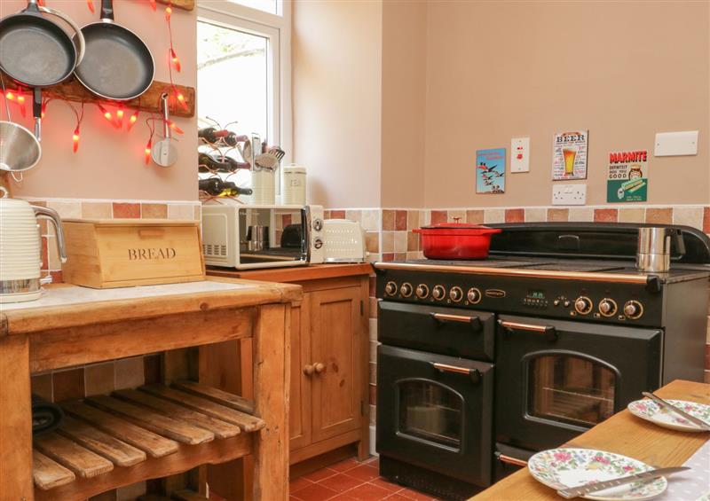 This is the kitchen at Yewbarrow Cottage, Grange-Over-Sands