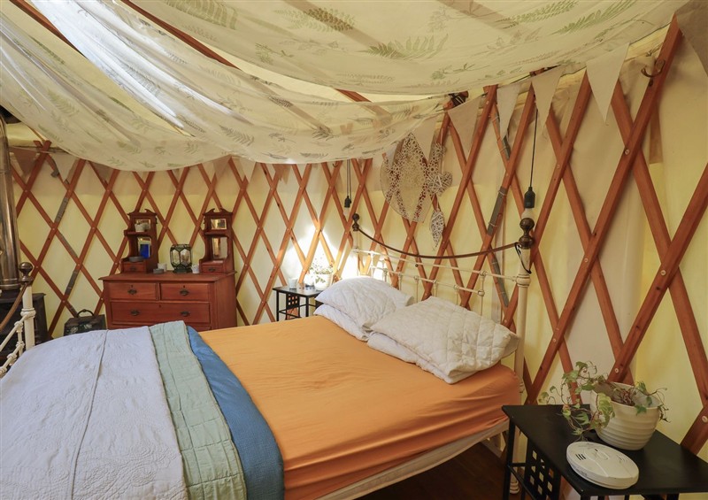 A bedroom in Yewberrie Yurt (photo 2) at Yewberrie Yurt, Great Strickland