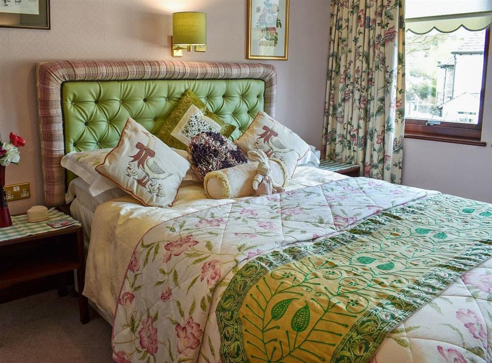 Comfortable double bedroom at Yewdale Crags Apartment in Coniston, Cumbria