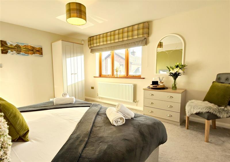 One of the bedrooms at Yewtree House, Sockbridge near Askham