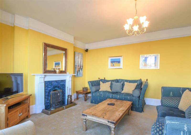 The living area at Yolande House, Aldeburgh, Aldeburgh
