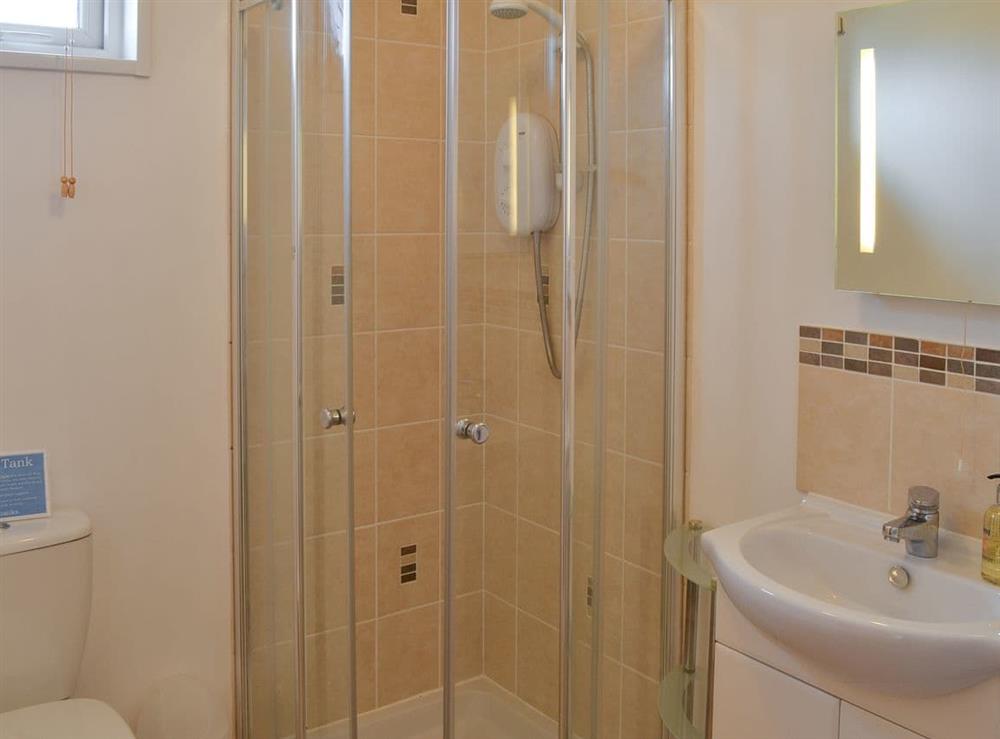 Shower room at Shepherds Retreat, 