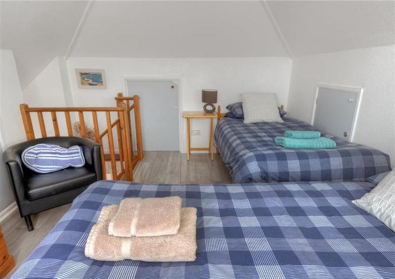 This is a bedroom at Yonder View, Lyme Regis