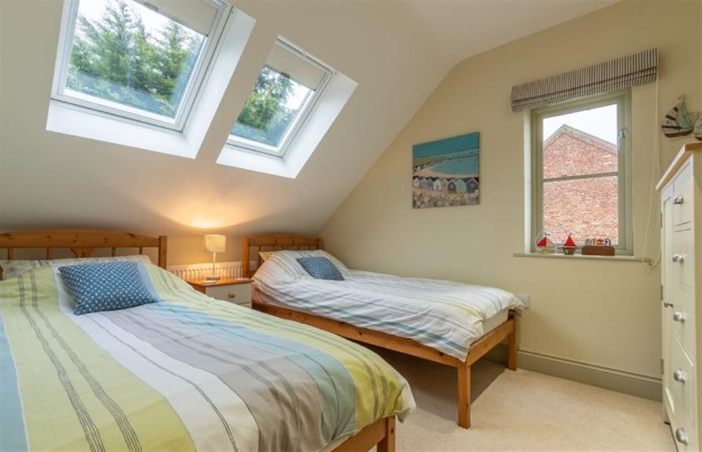 First floor: Bedroom three at York Cottage, Docking near Kings Lynn