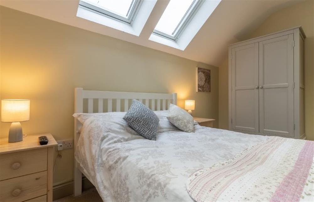 First floor: Bedroom two at York Cottage, Docking near Kings Lynn