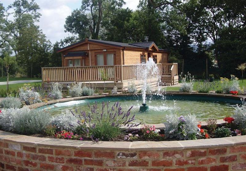 The lodge setting at York House Country Park in Yorkshire, North of England