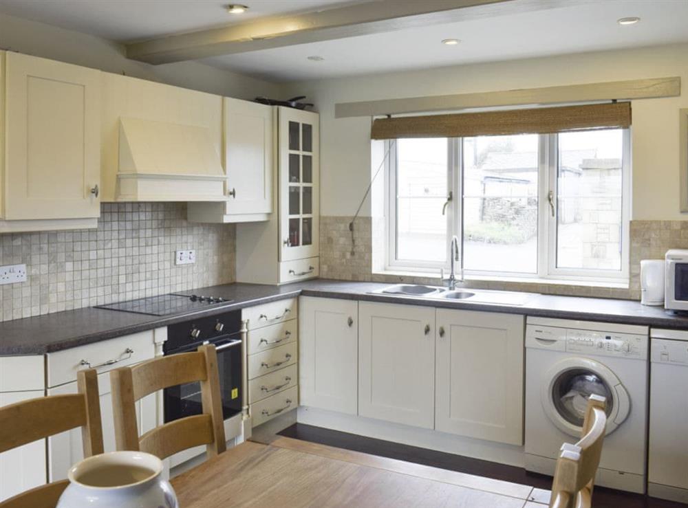 Well-equipped fitted kitchen at York House in Hudswell, near Richmond, North Yorkshire