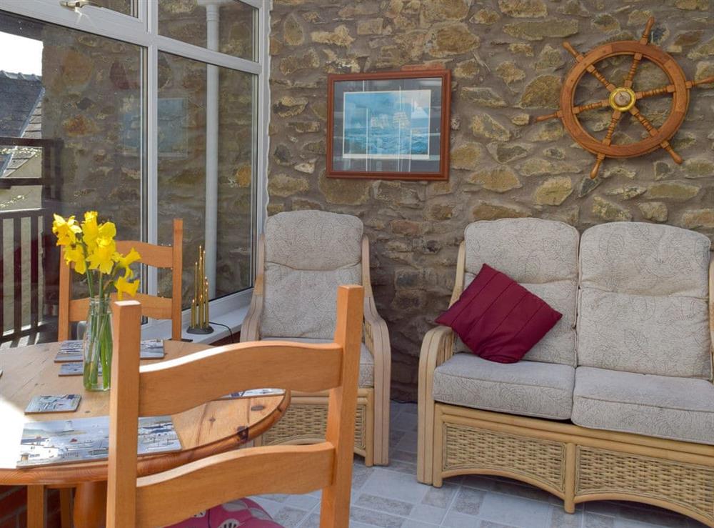 Bright and airy conservatory at Yorke Villa in Fishguard, Pembrokeshire, Dyfed
