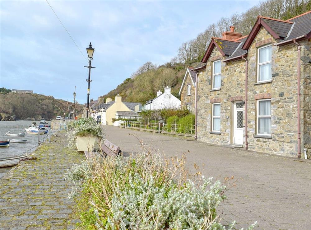Set in a unique spot on the banks of the quay at Yorke Villa in Fishguard, Pembrokeshire, Dyfed