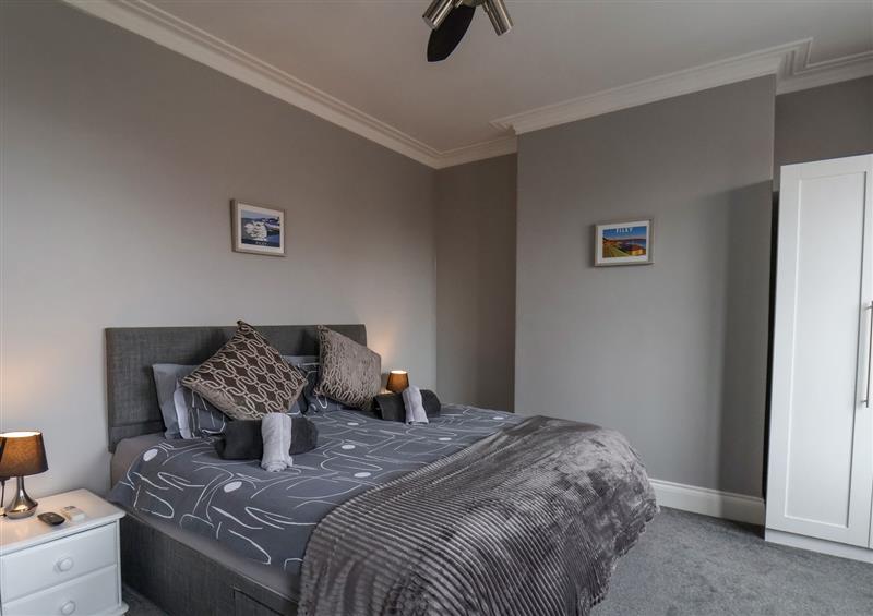 One of the bedrooms at Yorkshire House, Filey