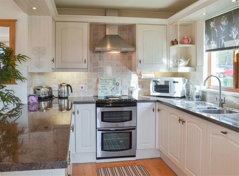 Well appointed kitchen at Yorkshire Rose in Sewerby, near Bridlington, North Humberside