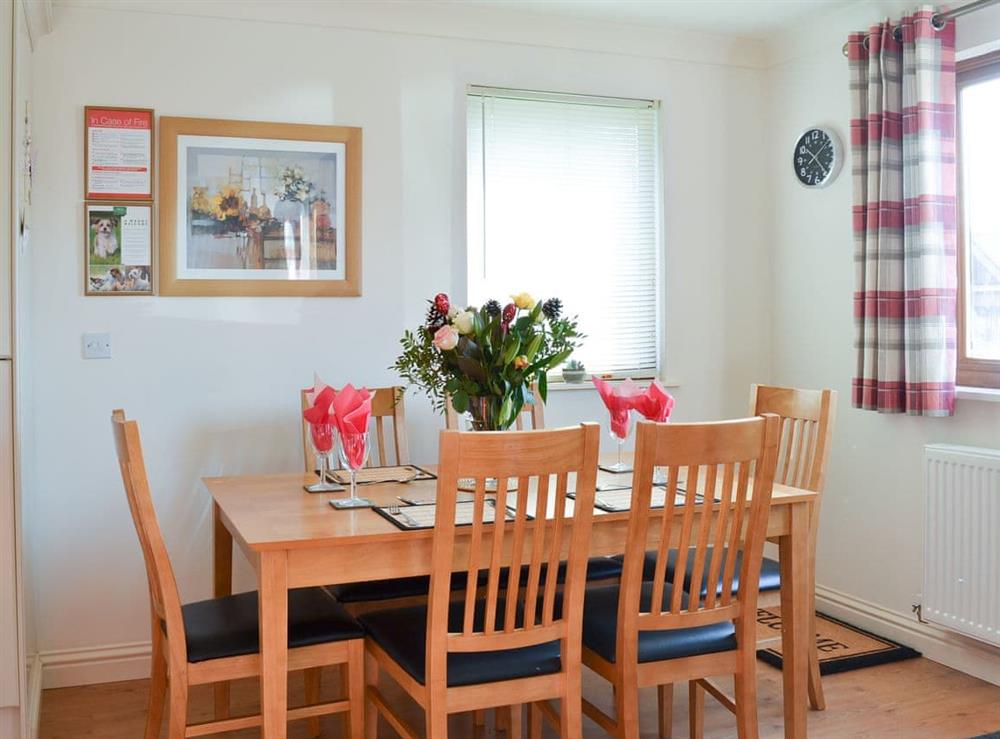 Delightful dining area at Yorkshire Rose in Sewerby, near Bridlington, Yorkshire, North Humberside