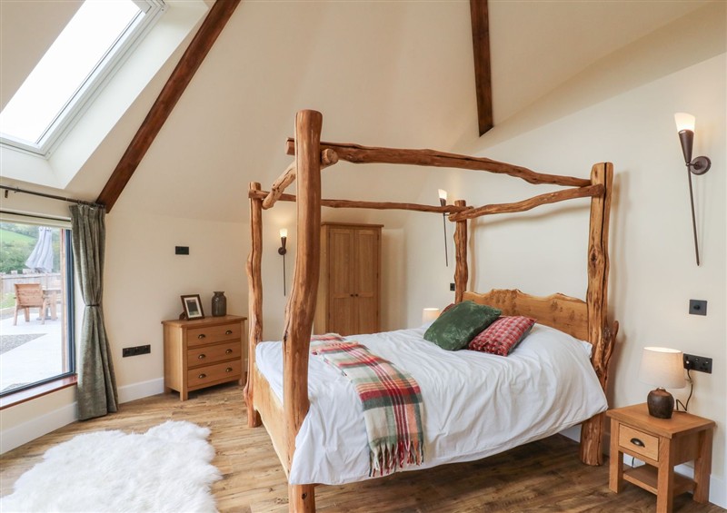 This is the bedroom at Yr Awen - Inspiration, Near Lampeter