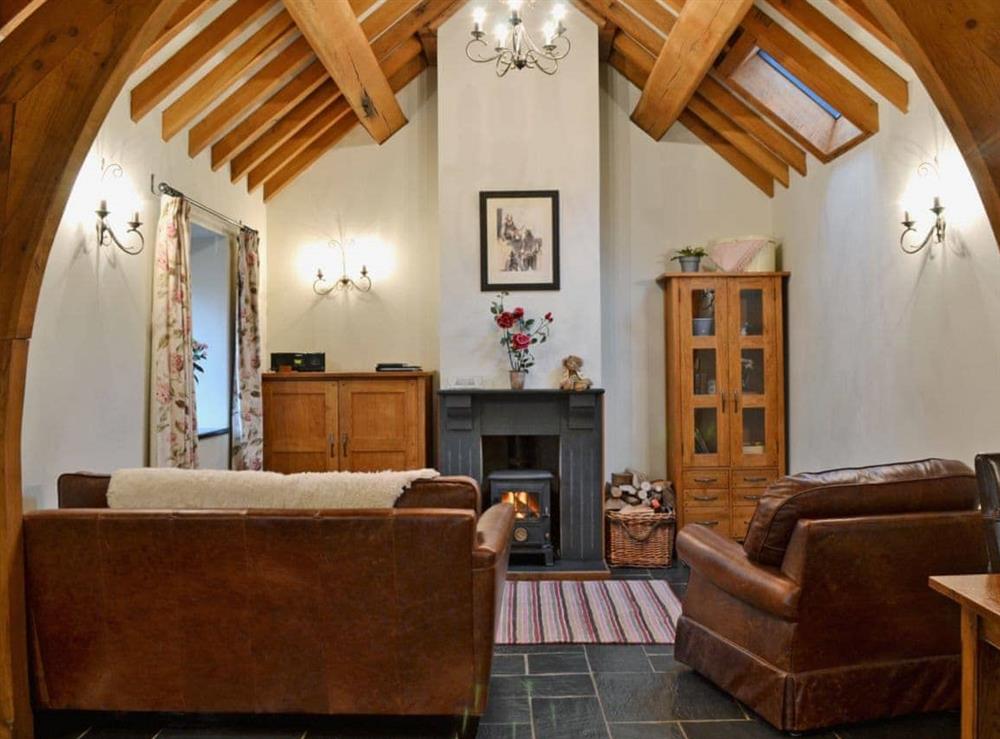 Open plan living/dining room/kitchen (photo 2) at Yr Efail in Machynlleth, Powys