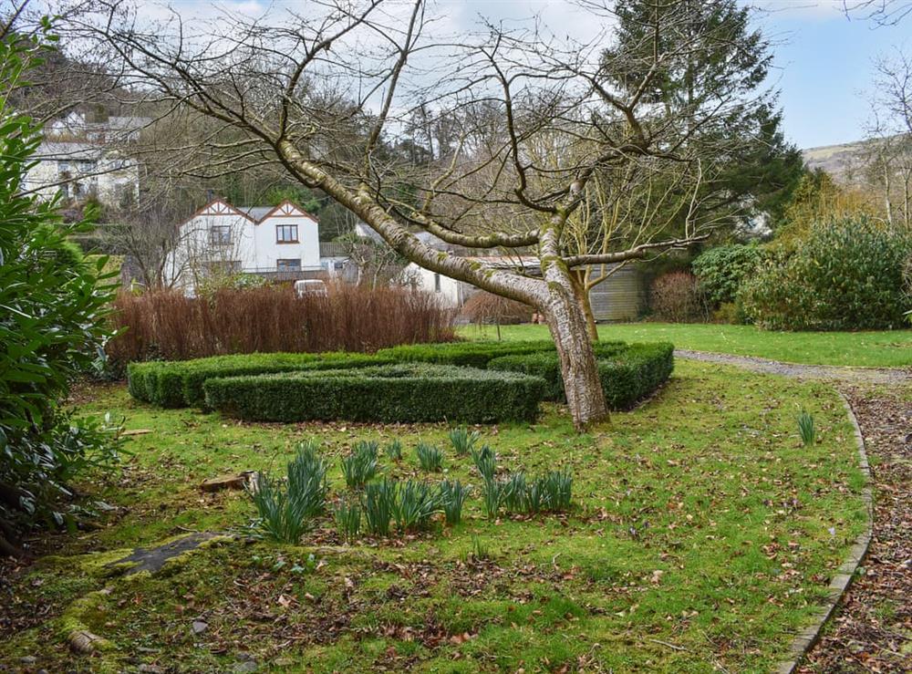 Garden at Yr Hafod in Trefriw, near Betws Y Coed, Gwynedd