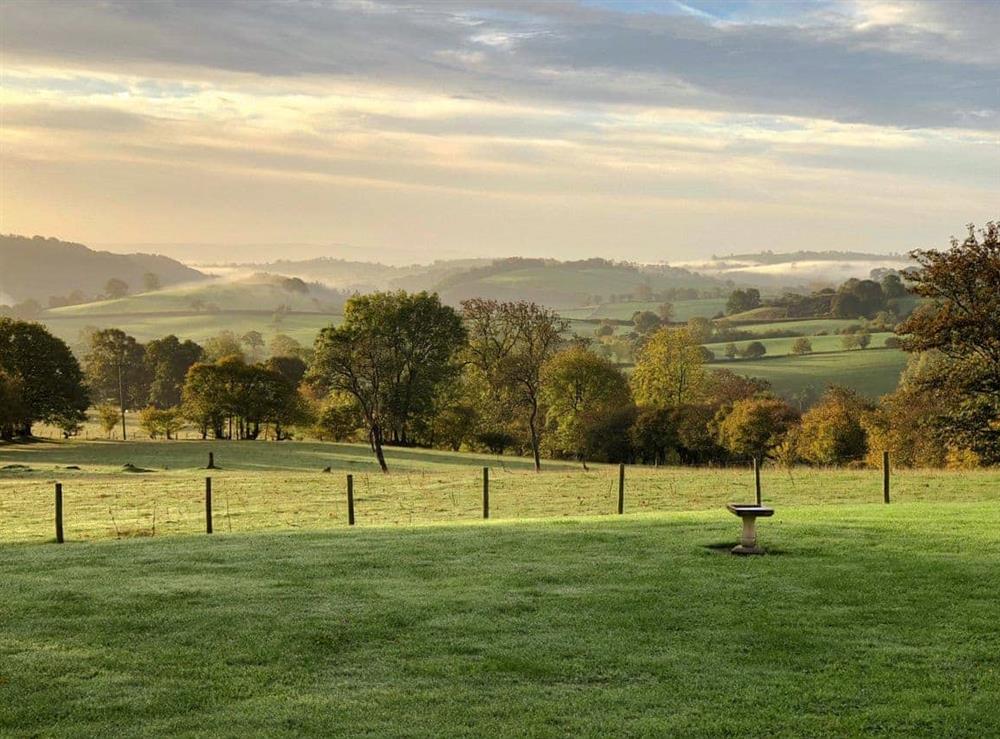 View at Yr Hen Feudy at Pentre Farm in Llansilin, Oswestry, Powys