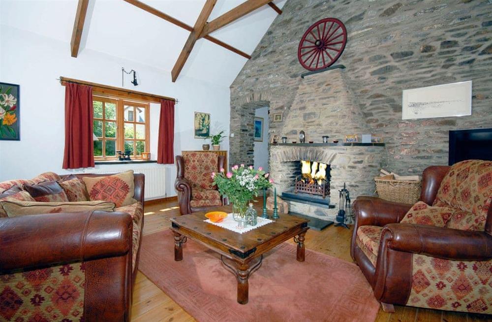 This is the living room at Yr Hen Gof in Mathry, Pembrokeshire, Dyfed