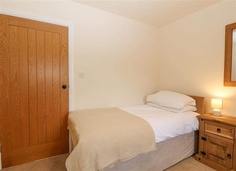 This is a bedroom at Yr Hen Stabl, Llanwnda near Bontnewydd