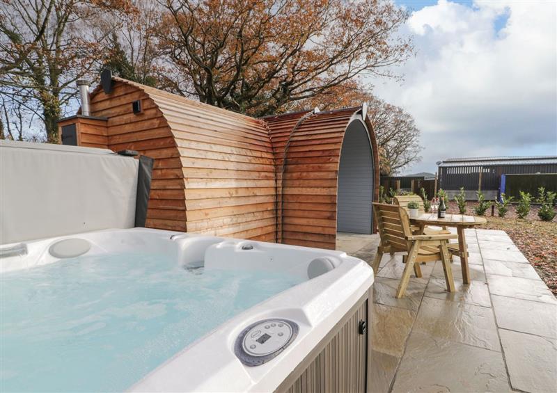 Spend some time in the hot tub at Yr Onnen, Bontuchel near Ruthin