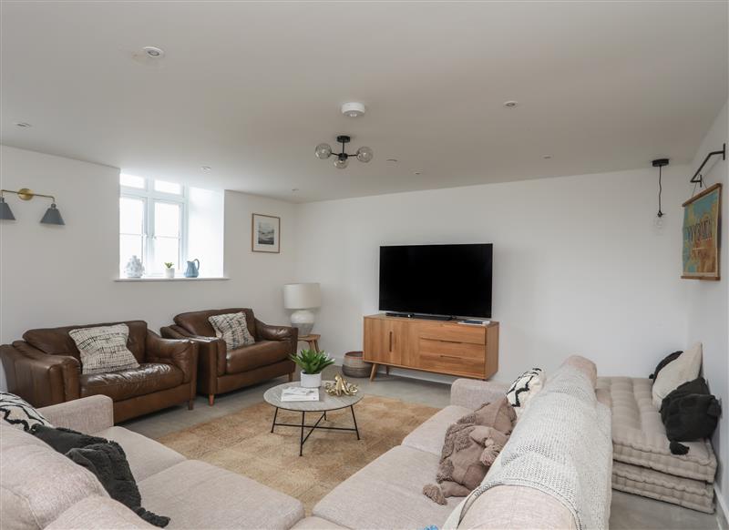 Relax in the living area at Ysgol Fawr, Benllech