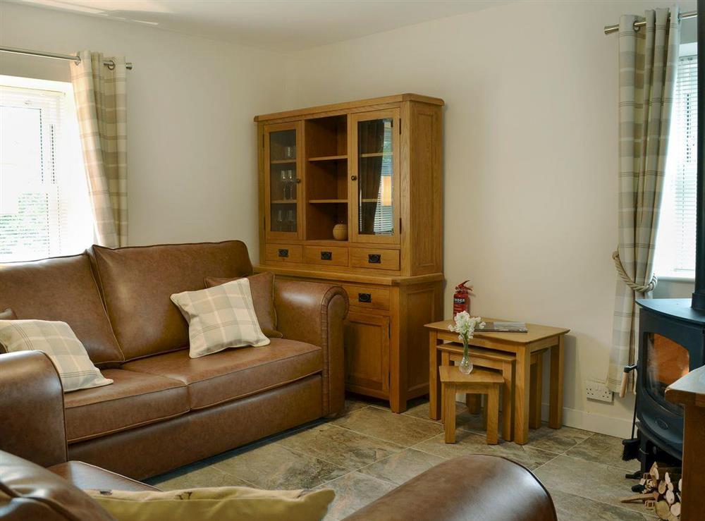 Warm and welcoming living room with wood burner (photo 2) at The Cottage,