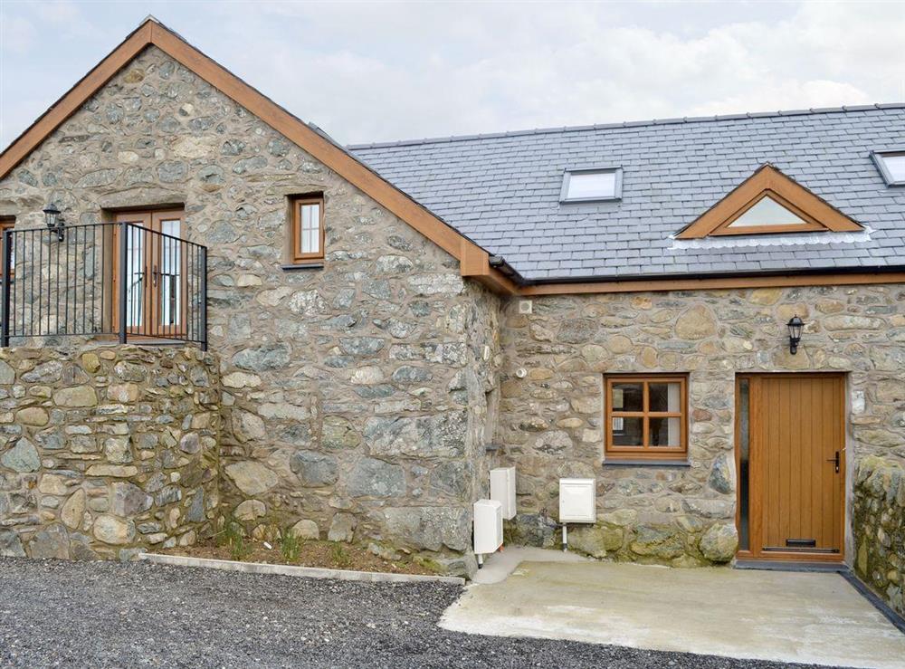 Traditional stone built rural cottage at Ysgubor Myfi in Bodedern near Holyhead, Gwynedd