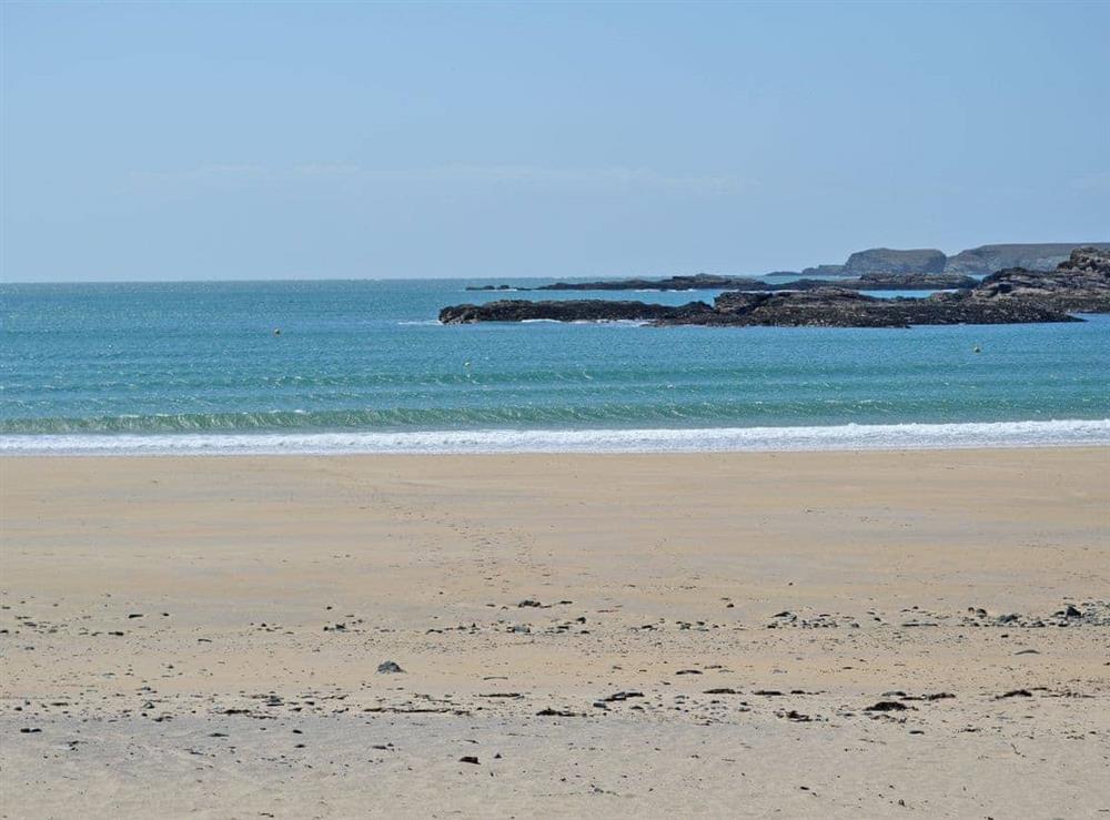 Trearddur Bay Beach at Ysgubor Myfi in Bodedern near Holyhead, Gwynedd
