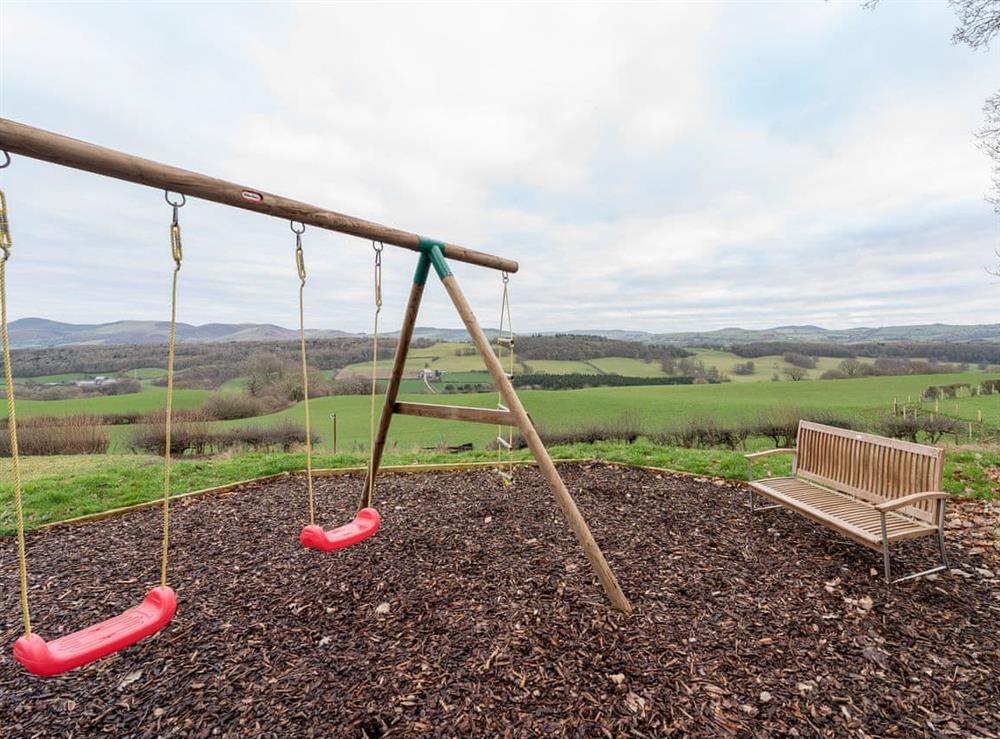 Children’s play area (photo 2) at Ysgubor in Pwllglas, near Ruthin, Denbighshire