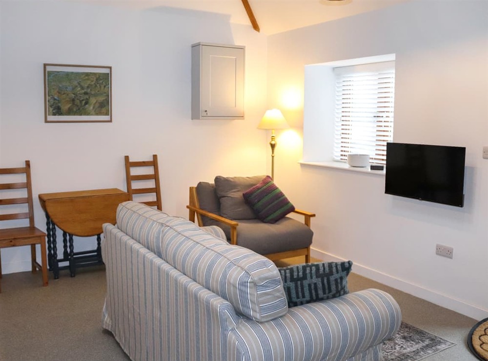 Living area at Ystabl in Tregarth, near Bangor, Gwynedd
