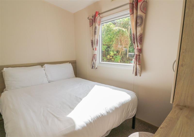 One of the bedrooms at Ystwyth 26, Borth