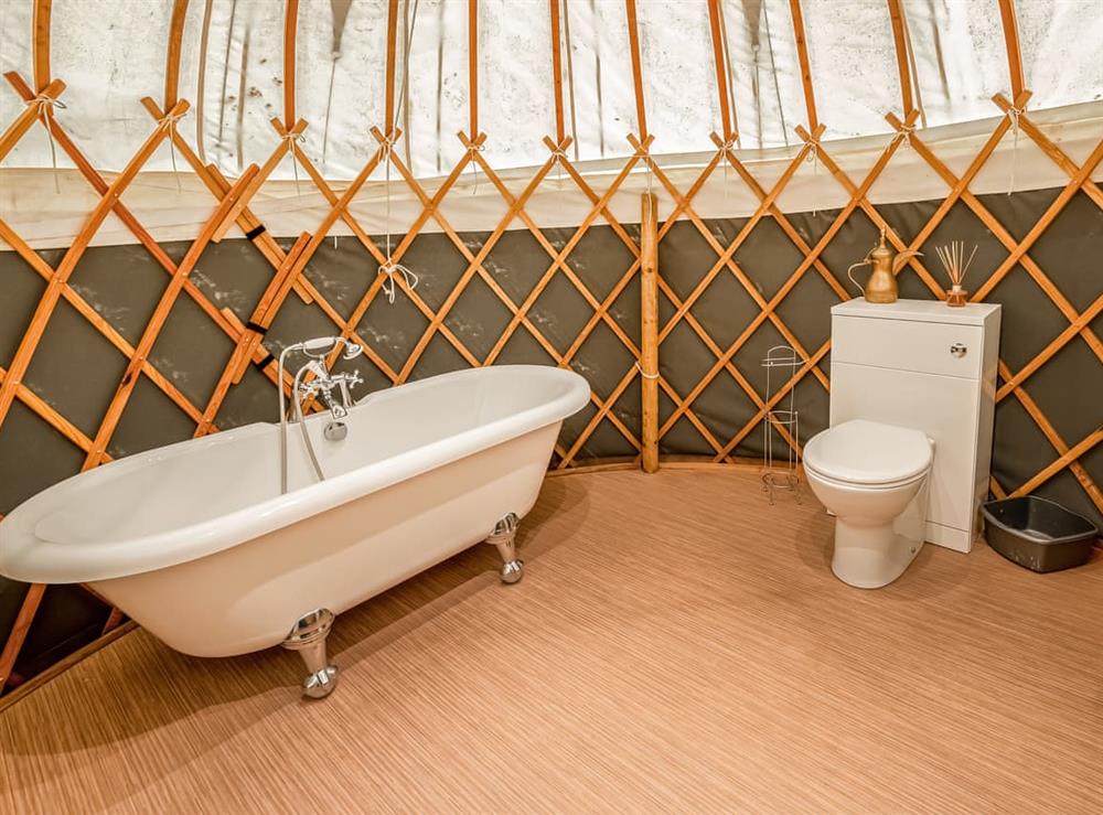 Bathroom at Yurt Bramble in Auchterarder, Perthshire