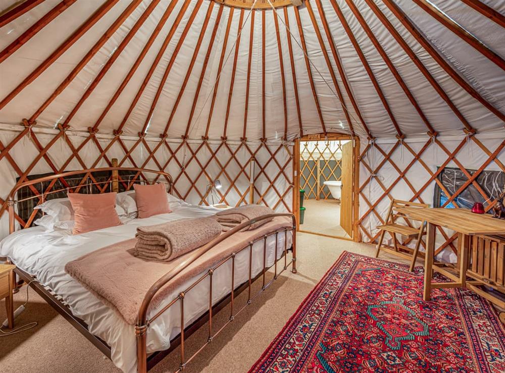 Double bedroom (photo 2) at Yurt Bramble in Auchterarder, Perthshire