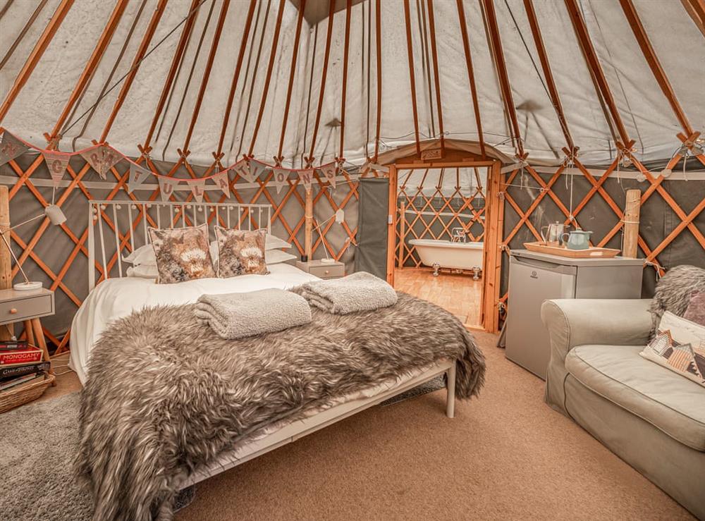 Open plan living space (photo 2) at Yurt Heather in Auchterarder, Perthshire