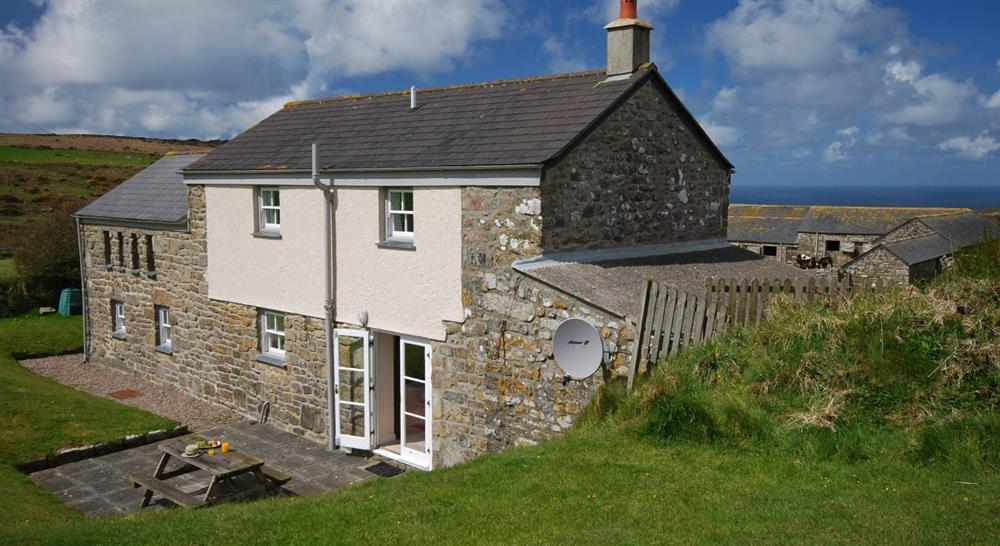 The exterior of Zennor Honor's House, Zennor, Cornwall