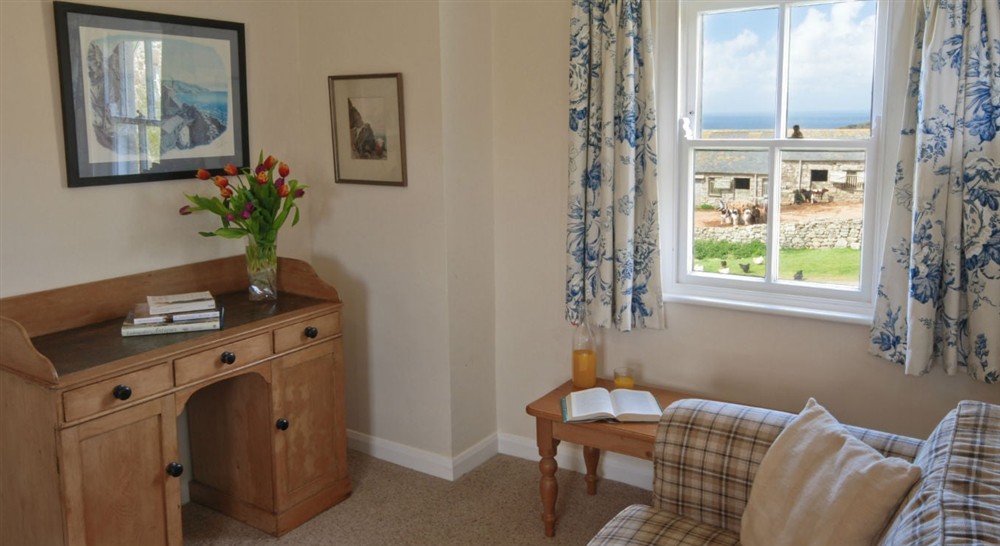 The landing and study at Zennor Honor's House in St. Ives, Cornwall