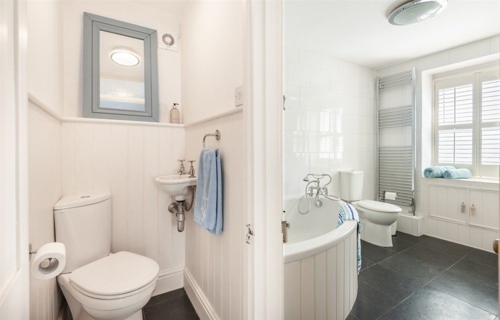 This is the bathroom at Zennor in Looe