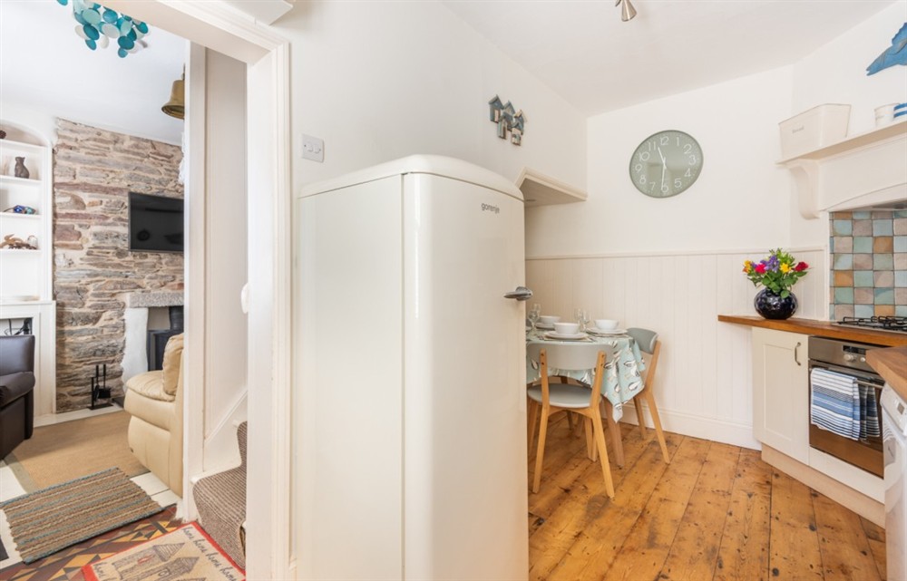 This is the kitchen at Zennor in Looe