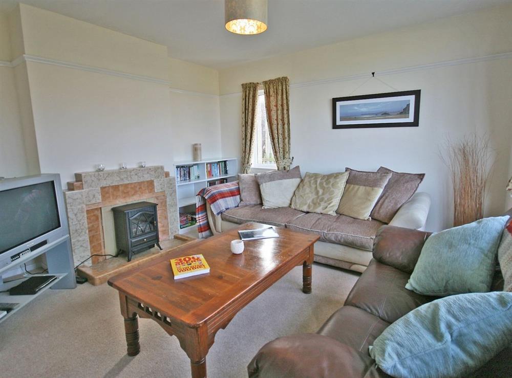 Living room at Ziggys Retreat in Seahouses, Northumberland