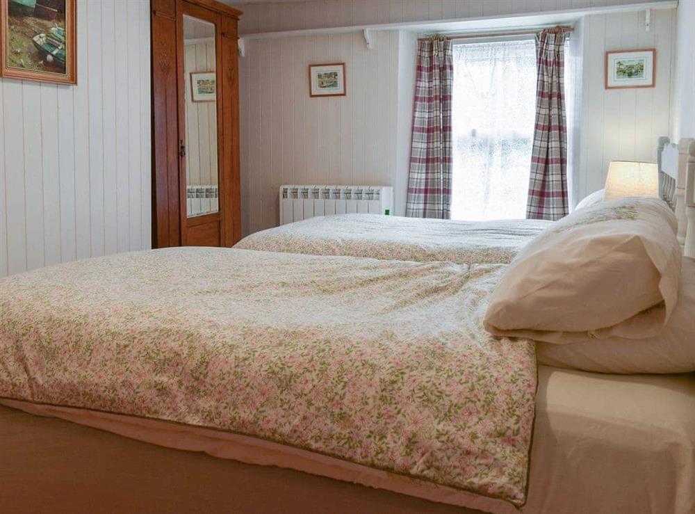Twin bedroom at Zion Cottage in St. Austell, Cornwall
