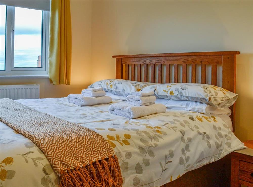 Warm and welcoming double bedroom at Zonnebloem in Brymbo, near Wrexham, Clwyd
